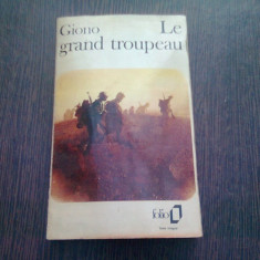 LE GRAND TROUPEAU - JEAN GIONO (CARTE IN LIMBA FRANCEZA)