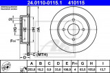 Disc frana FORD FIESTA V (JH, JD) (2001 - 2010) ATE 24.0110-0115.1