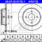 Disc frana FORD FOCUS (DAW, DBW) (1998 - 2007) ATE 24.0110-0115.1