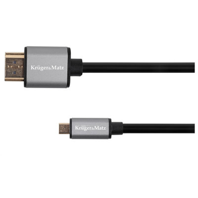Cablu HDMI la Micro HDMI Kruger Matz Basic, 1.8 m foto