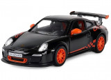 Macheta Kinsmart Porsche 911 GT3RS 1:36 Negru/Portocaliu KT5352