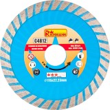 Disc diamantat super turbo, beton, taiere rapida umeda si uscata, 115 mm/22.23 mm, Richmann