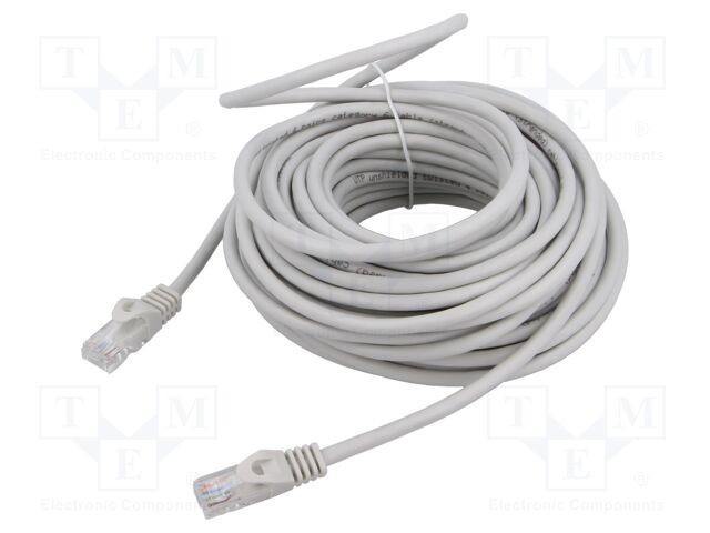 Cabluri de rețea GEMBIRD U/UTP 6 litat Cu PVC gri 15m 26AWG &Oslash;6,2mm