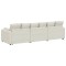 Canapea modulara cu perne, crem - 6