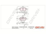 Dr!ve+ DP1010.10.0154 set placute frana,frana disc