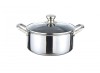 CASEROLA DIN OTEL INOXIDABIL 24CM Handy KitchenServ, Cheffinger
