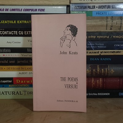 JOHN KEATS - THE POEMS / VERSURI ( EDITIE BILINGVA ) , 2000 * foto