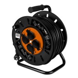 Cablu prelungitor pe tambur 30 m, 3x1.5 mm&sup2;, 16A, IP20 NEO TOOLS