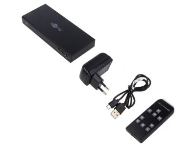 Switch HDMI 2.0 HDCP 2.2 Negru foto