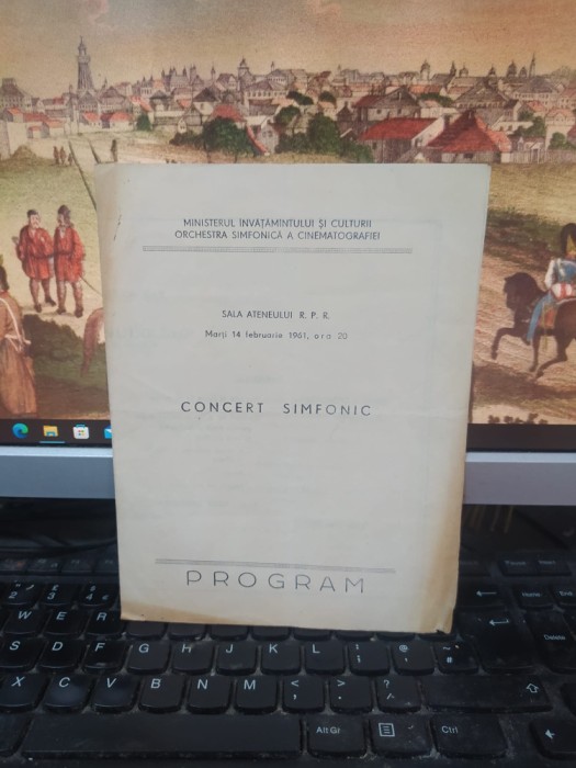 Orchestra Simfonică a Cinematografiei, Program 14 feb. 1961, Bach, Haendel, 091