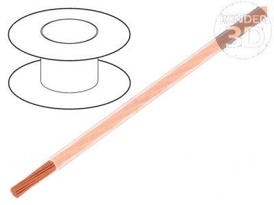 Cablu H05V-K 2,5mm2 PVC transparent 300V 500V foto