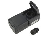 Conector alimentare AC 250VAC 16A soclu IP55 pentru perete