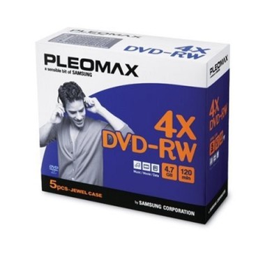 DVD-RW Samsung Pleomax 4.7GB, Jewel Case, 5 Bucati NewTechnology Media foto
