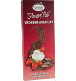 Ciocolata cu Lapte Umpluta cu Iaurt de Capsuni Bio 100 grame Liebhart&#039;s