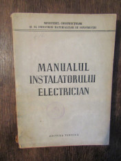 Manualul instalatorului electrician foto