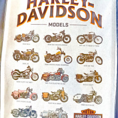 D576-Reclama vintage HARLEY DAVIDSON metal 40/30 cm noua in folie.