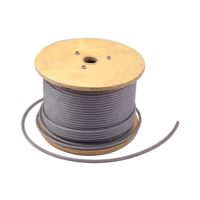 Tambur, cablu otel, 8mm, plastifiat, 8mmx100m, DSH, 484285
