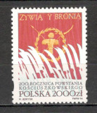 Polonia.1994 200 ani rascoala din Kosciusko MP.283, Nestampilat