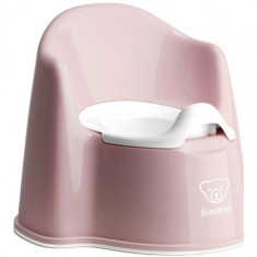 Olita cu Protectie Spate BabyBjorn Potty Chair Powder Pink foto