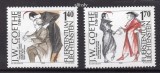 LIECHTENSTEIN 1999, Aniversari, Goethe, serie neuzata, MNH