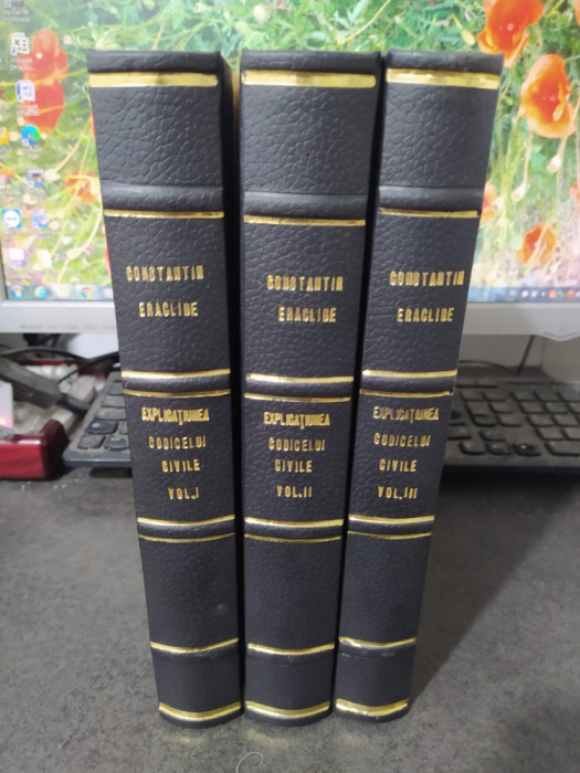 Explicațiune teoretică și practică a Codicelui Civile Eraclide vol. 1-3 1873 096
