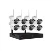 Kit Supraveghere Wireless 8 Camere 1080P 3MP/6MP, NVR, IR 30m, Interior/Exterior, Taggo, Detectie Umana, Aplicatie iOS/Android/Windows
