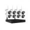 Sistem de Supraveghere cu 8 Camere CCTV 1080P 3MP/6MP Wireless NVR IR 30m pentru Interior/Exterior - 3MP
