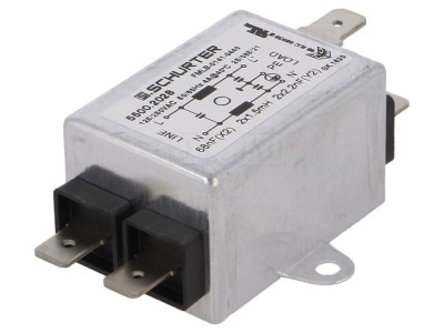 Filtru Anti-Interferențe 250VAC 4A THT foto