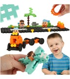 Set 148 de blocuri de constructie Mini Vaffle, Marioinex, Multicolor, Oem