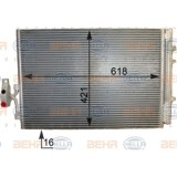 Condensator climatizare, Radiator clima Bmw X3 (F25) Hella 8FC351343181