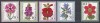 Germania 1974 - Flori, 2 Serii, MNH, Nestampilat