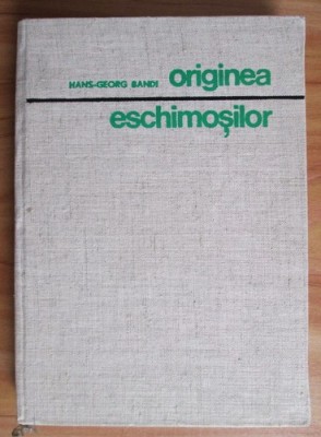 Hans-Georg Bandi - Originea eschimoșilor foto