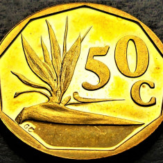 Moneda exotica 50 CENTI - AFRICA de SUD, anul 1993 *cod 251 = UNC