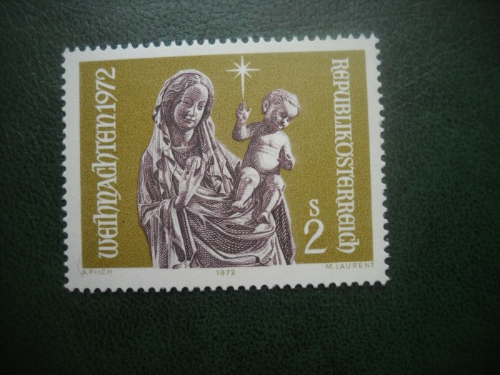 HOPCT TIMBRE MNH 803 CRACIUN 1972 -1 VAL AUSTRIA