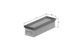 Filtru aer Nissan Kubistar; Renault Clio II, Clio Symbol I, Kangoo, Kangoo Express, Twingo I Motor 1.2, 1.2 16V, 1.2 16V (BB05, BB0W, BB11, BB27,