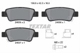 Set placute frana TEXTAR 2463501