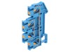 Conector Sina PHOENIX CONTACT PTTB2.5BU 4 Borne 22A Montare Sina DIN Albastru Push-in