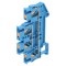 Conector de șină, 4 borne, 22A