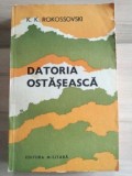 Datoria ostaseasca- K. K. Rokossovski