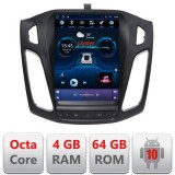 Navigatie Ford Focus 3 tip tesla radio gps internet 8 Core 4+64 360 4G carplay android auto kit-tesla-150+PRO-9.7-4+64 CarStore Technology