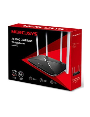 Router Wireless Mercusys AC11 AC1200 Dual Band Gigabit 4 antene foto
