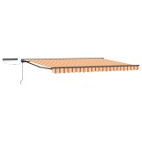 vidaXL Cort electric retractabil Galben și portocalie 5 &times; 3,5 m 3422138
