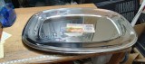 tavă de servire inox 41.5 X 29cm