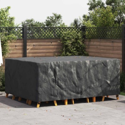 vidaXL Husă pentru mobilă Simplu Negru 220 x 190 x 85 cm 420D 4105790 foto