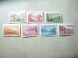 Serie mica URSS 1959 - Peisaje , 7 valori, Nestampilat