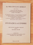 Invitatie la gandire de Serban Milcoveanu Vol. 4