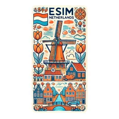 eSIM Netherlands, Unlimited Standard, 30 Days foto