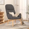 Gossi scaun de relaxare, gri deschis, material textil