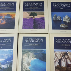 L’enciclopedia geografica , vol. 1-6, in limba Italiană ed. 2004 200 lei