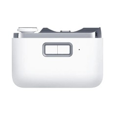 Unghiera electrica 2 in 1 GAVIO&reg;, pentru taierea si pilirea unghiilor, manichiura adulti, copii, persoane in varsta, portabila, USB, lanterna LED, Alb